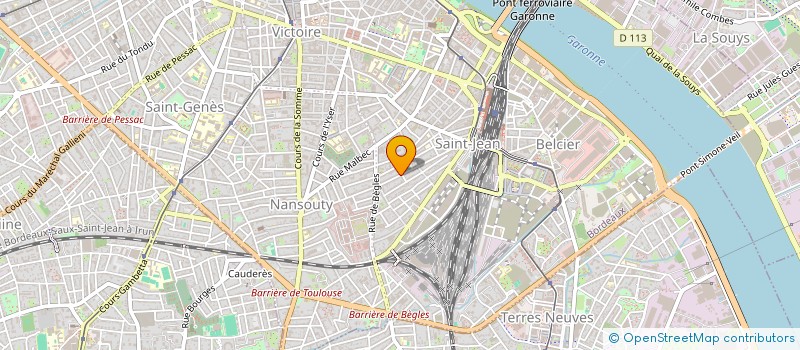 localisation de l'entreprise MADAME CHRISTINA RIBEIRO FORTUNA  BORDEAUX