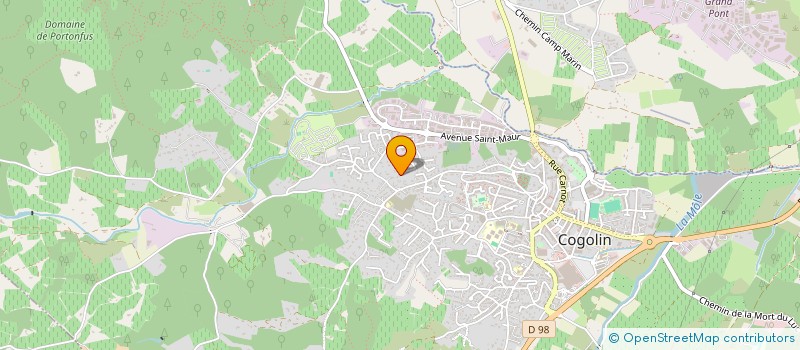 localisation de l'entreprise MADAME CHRISTINA RODRIGUES  COGOLIN