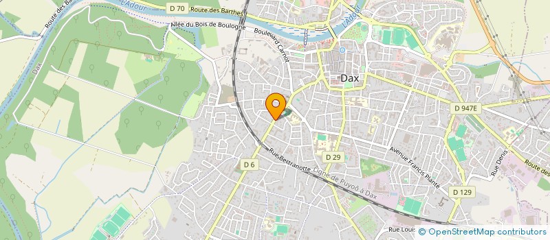 localisation de l'entreprise MADAME CHRISTINA RUZIC à DAX