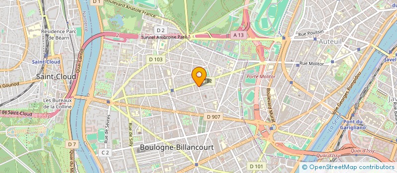 localisation de l'entreprise MADAME CHRISTINA SCHANKER à BOULOGNE-BILLANCOURT