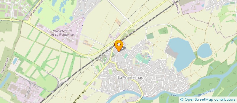 localisation de l'entreprise MADAME CHRISTINA STEIN  LA WANTZENAU