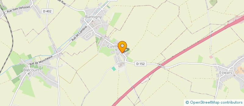 localisation de l'entreprise MADAME CHRISTINA TACK  CUVILLERS