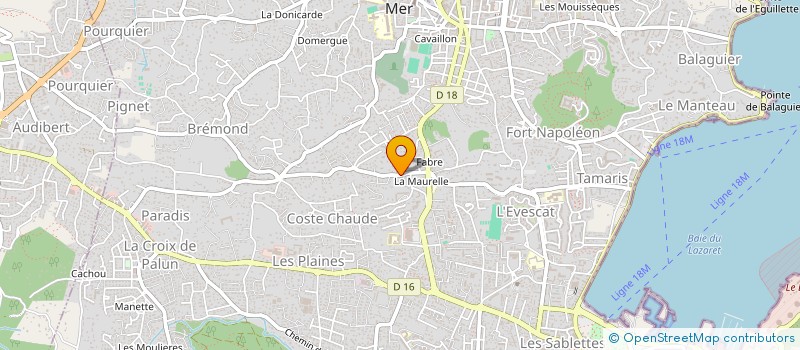 localisation de l'entreprise MADAME CHRISTINA TEMPESTE  LA SEYNE-SUR-MER