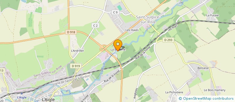 localisation de l'entreprise MADAME CHRISTINA TESSIER à SAINT-SULPICE-SUR-RISLE