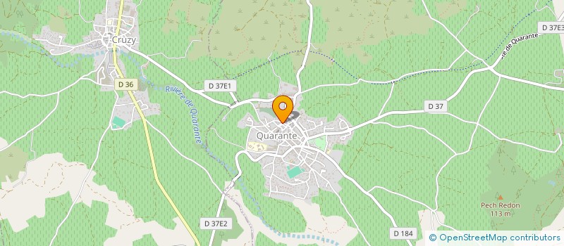 localisation de l'entreprise MADAME CHRISTINA THIELE  QUARANTE