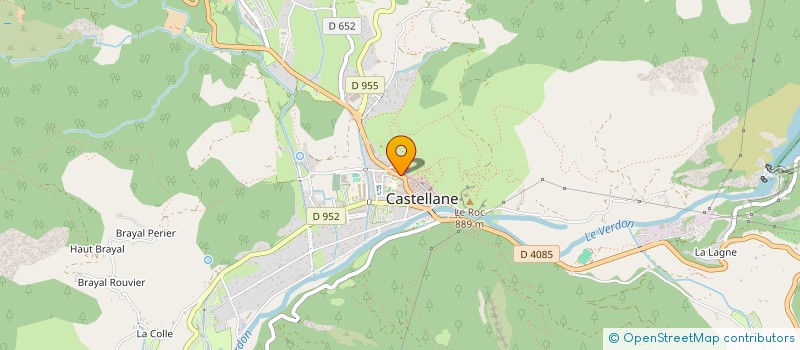 localisation de l'entreprise MADAME CHRISTINA VALENTIN  CASTELLANE