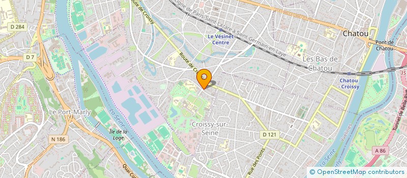 localisation de l'entreprise MADAME CHRISTINA VOUI  LE VESINET