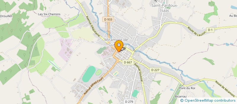 localisation de l'entreprise MADAME CHRISTINA WALSH  MIRAMONT-DE-GUYENNE