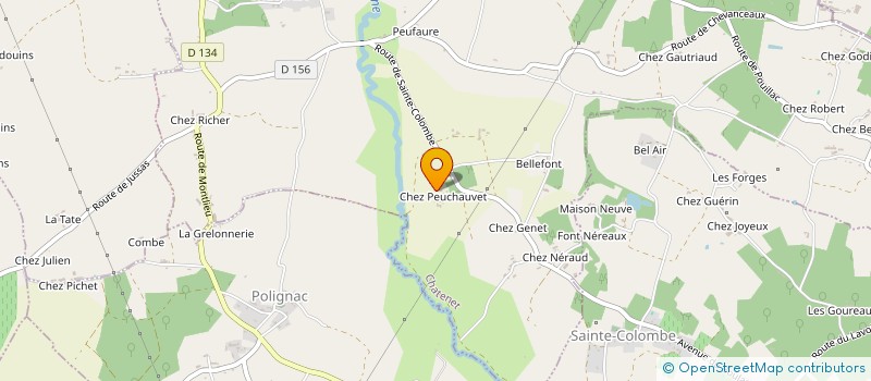 localisation de l'entreprise MADAME CHRISTINE ABADIE  CHATENET