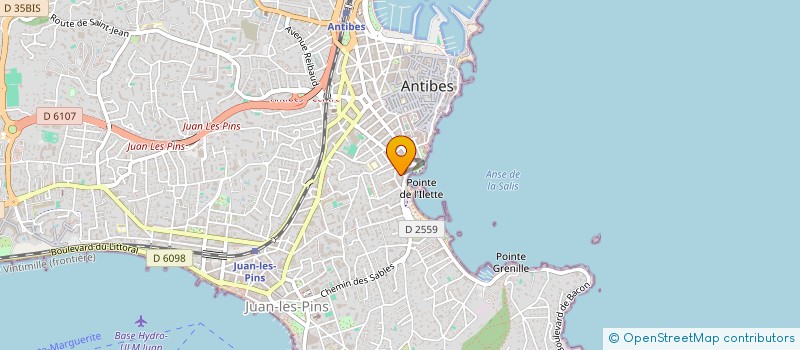 localisation de l'entreprise MADAME CHRISTINE ABADIE à ANTIBES