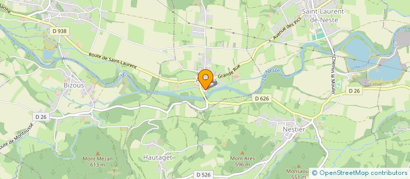 localisation de l'entreprise MADAME CHRISTINE ABADIE  ANERES