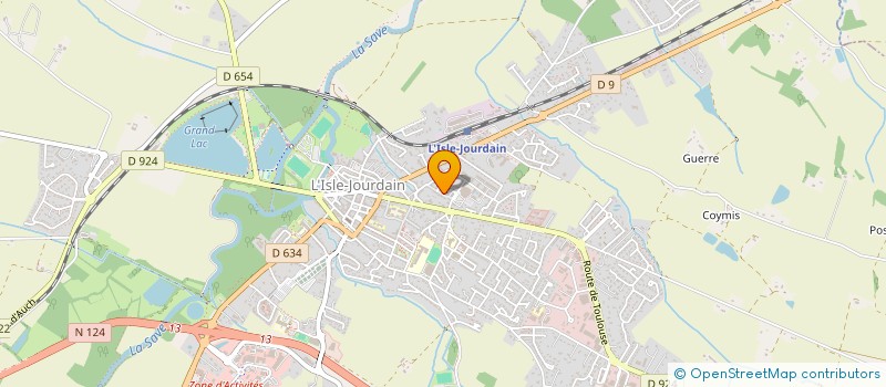localisation de l'entreprise MADAME CHRISTINE ADAM à L'ISLE-JOURDAIN
