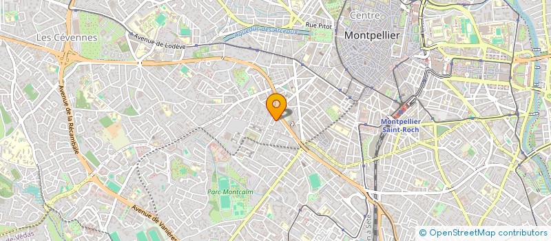 localisation de l'entreprise MADAME CHRISTINE AERFELDT à MONTPELLIER
