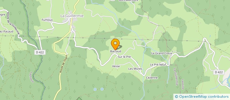 localisation de l'entreprise MADAME CHRISTINE AFFAIRE  LA GUILLERMIE