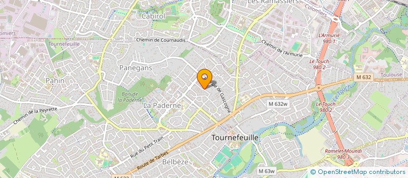 localisation de l'entreprise MADAME CHRISTINE AGARD à TOURNEFEUILLE