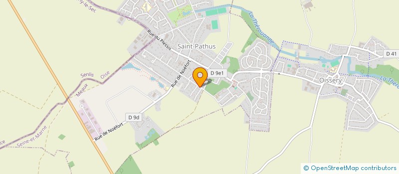 localisation de l'entreprise MADAME CHRISTINE AGOUTIN  SAINT-PATHUS