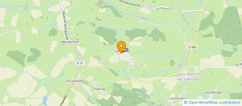 localisation de l'entreprise MADAME CHRISTINE ALAVANT  SAINT-MARTIN-DE-SALENCEY