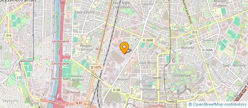 localisation de l'entreprise MADAME CHRISTINE ALBERT à GRENOBLE