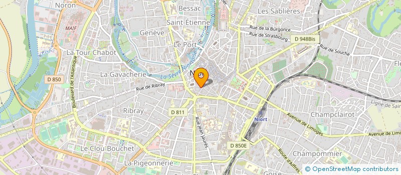 localisation de l'entreprise MADAME CHRISTINE ALBINET  NIORT