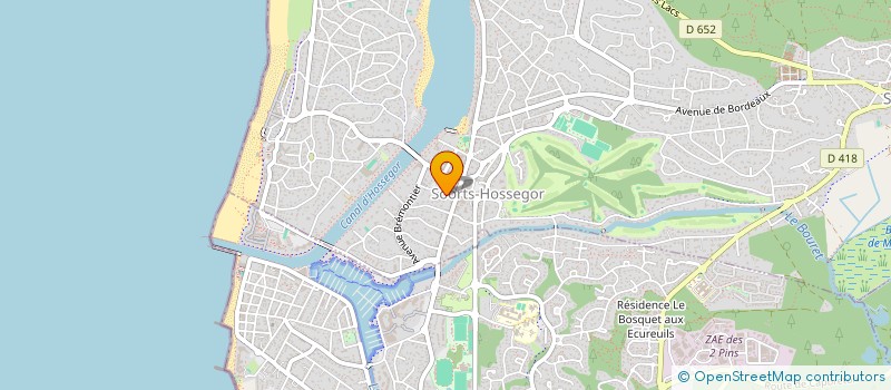 localisation de l'entreprise MADAME CHRISTINE ALBOUY  SOORTS-HOSSEGOR