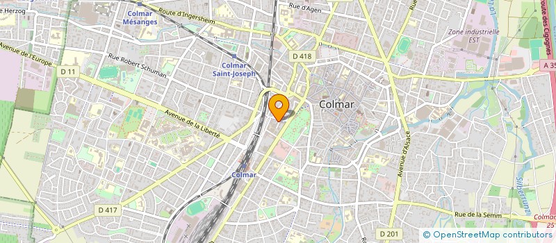 localisation de l'entreprise MADAME CHRISTINE ALGEYER  COLMAR