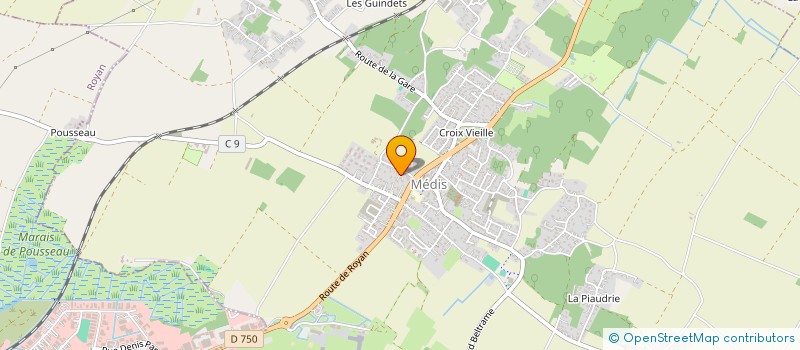 localisation de l'entreprise MADAME CHRISTINE ALIZON  MEDIS