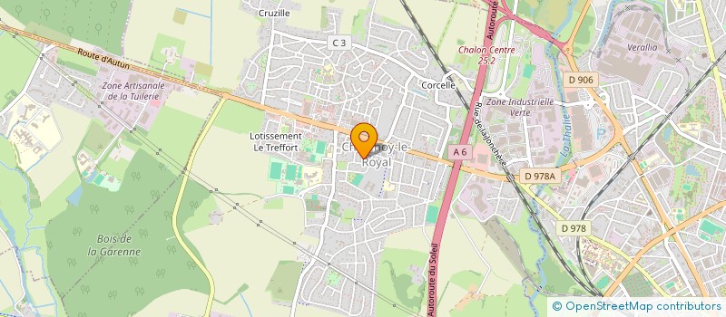 localisation de l'entreprise MADAME CHRISTINE ALLARD  CHATENOY-LE-ROYAL