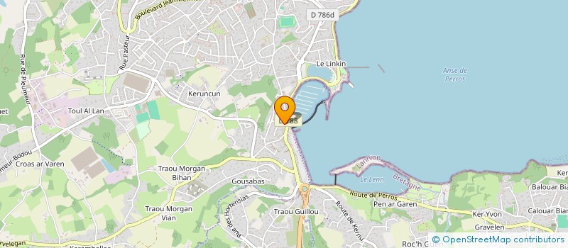 localisation de l'entreprise MADAME CHRISTINE ALLIE  PERROS-GUIREC