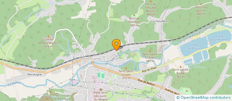 localisation de l'entreprise MADAME CHRISTINE ALLIMANN  RONCHAMP