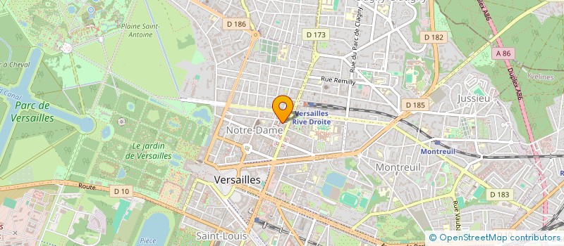 localisation de l'entreprise MADAME CHRISTINE ALLIOT à VERSAILLES