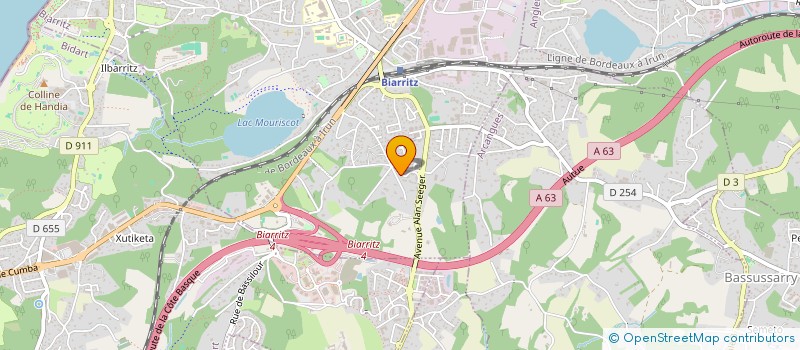 localisation de l'entreprise MADAME CHRISTINE ALMANSA à BIARRITZ