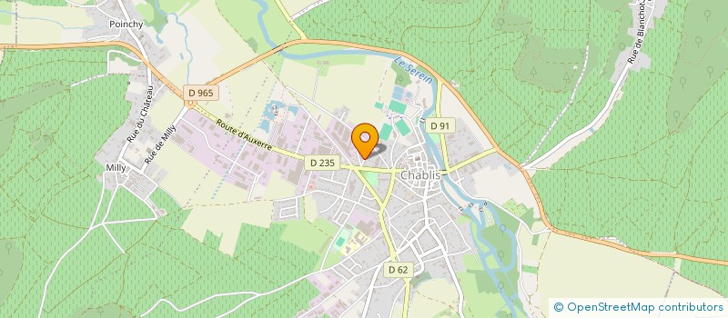 localisation de l'entreprise MADAME CHRISTINE ALMEIDA DA SILVA  CHABLIS