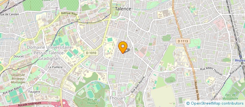 localisation de l'entreprise MADAME CHRISTINE AMARE  TALENCE