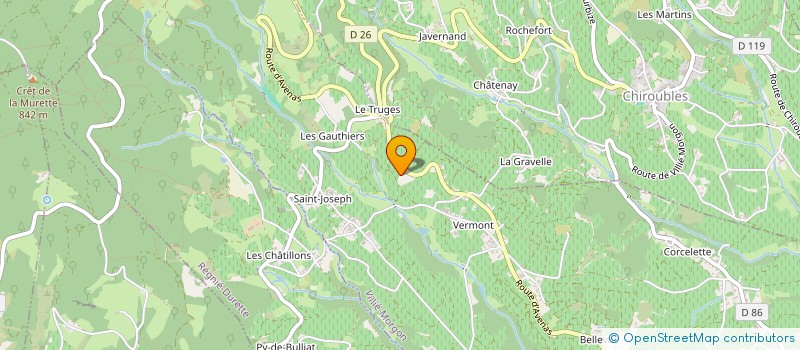 localisation de l'entreprise MADAME CHRISTINE ANDREIEFF  VILLIE MORGON