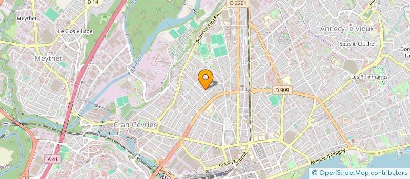 localisation de l'entreprise MADAME CHRISTINE ANDREONI à ANNECY