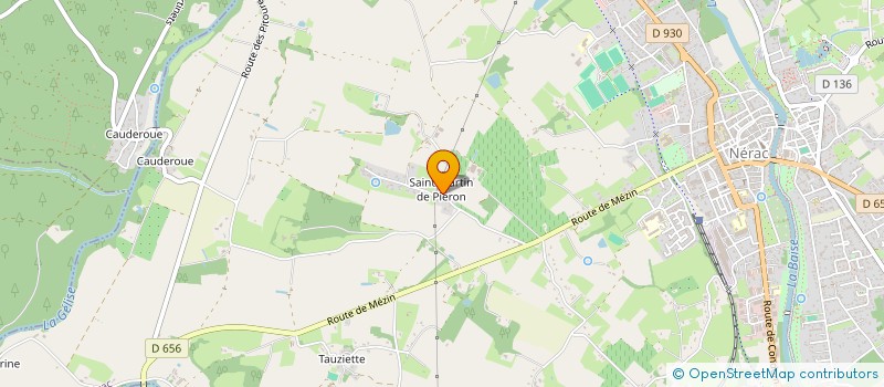 localisation de l'entreprise MADAME CHRISTINE ANDRIEU  NERAC