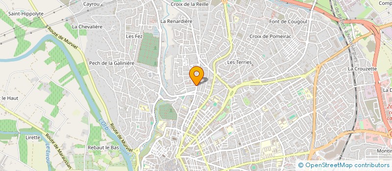 localisation de l'entreprise MADAME CHRISTINE ANDRIEU  BEZIERS