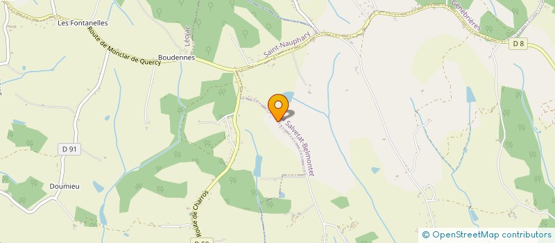 localisation de l'entreprise MADAME CHRISTINE ANGELI  LA SALVETAT-BELMONTET