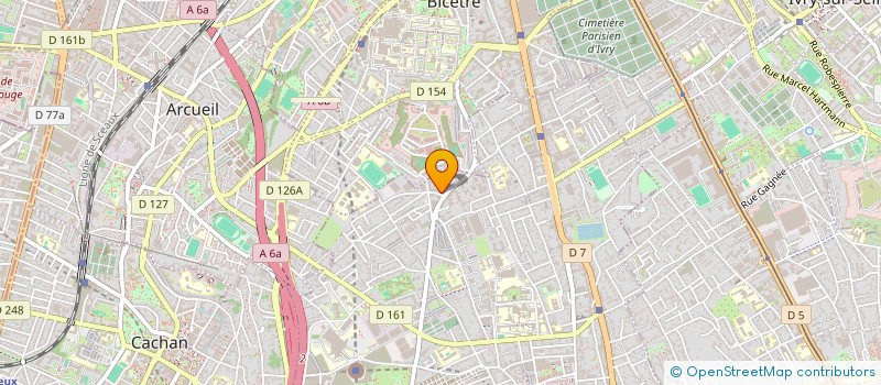 localisation de l'entreprise MADAME CHRISTINE ANNE MARIE CARRIERE  VILLEJUIF