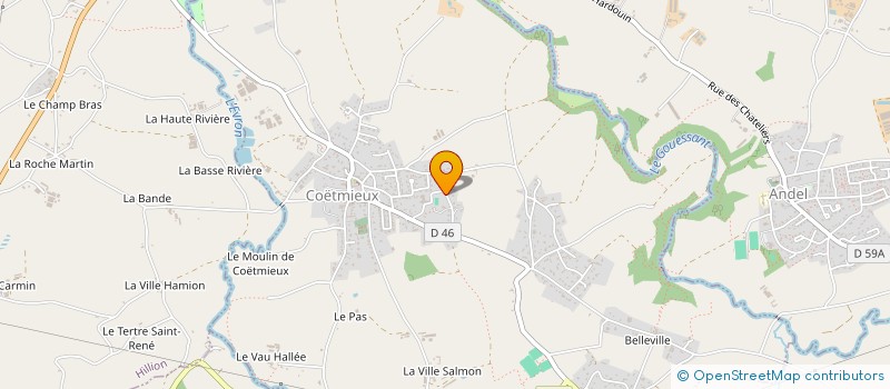 localisation de l'entreprise MADAME CHRISTINE ANNE MARIE GOINGUENET  COETMIEUX