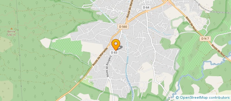 localisation de l'entreprise MADAME CHRISTINE ARBAUD à SAINT-MAXIMIN-LA-SAINTE-BAUME