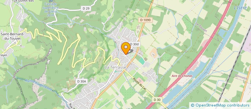 localisation de l'entreprise MADAME CHRISTINE ARBEVAL  LA TERRASSE