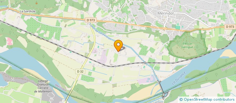 localisation de l'entreprise MADAME CHRISTINE ARCHONDOULIS  MERINDOL