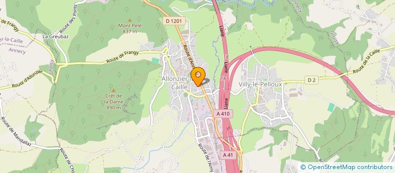 localisation de l'entreprise MADAME CHRISTINE ARGOT  ALLONZIER-LA-CAILLE