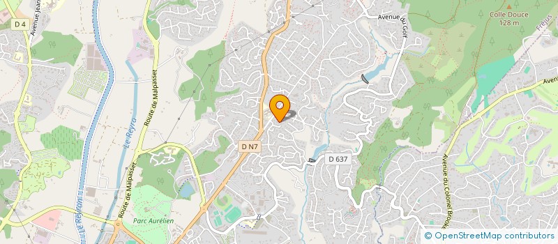 localisation de l'entreprise MADAME CHRISTINE ARMINGAUD à FREJUS