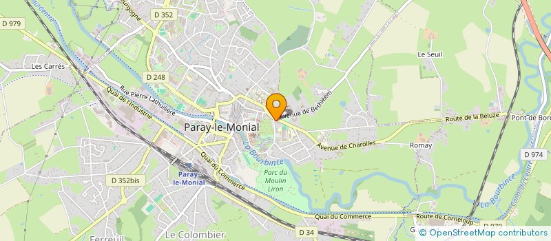 localisation de l'entreprise MADAME CHRISTINE ARNAUD  PARAY-LE-MONIAL