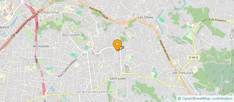 localisation de l'entreprise MADAME CHRISTINE ARNAUD à MARSEILLE