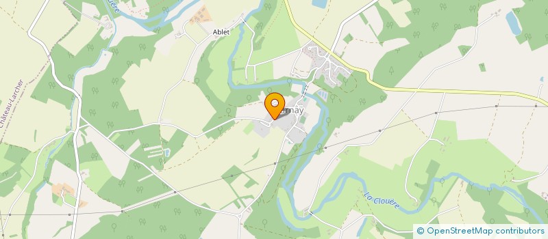 localisation de l'entreprise MADAME CHRISTINE ARNAUD  MARNAY