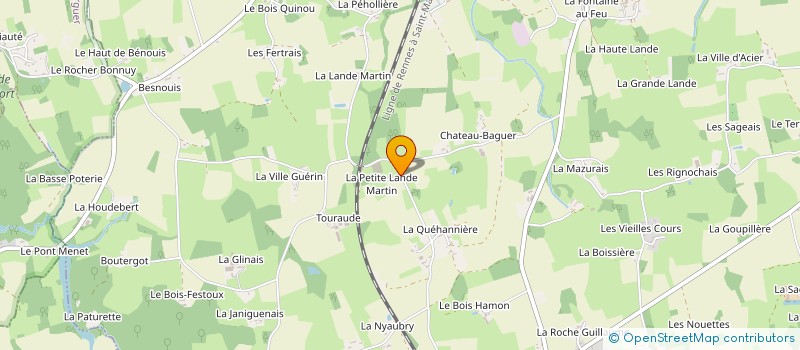 localisation de l'entreprise MADAME CHRISTINE ARNAUD  BAGUER-MORVAN