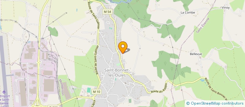 localisation de l'entreprise MADAME CHRISTINE ARQUILLERE  SAINT-BONNET-LES-OULES